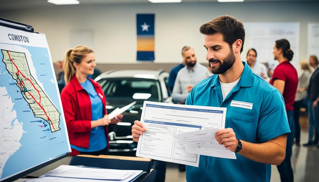 steps to get car auction license in California